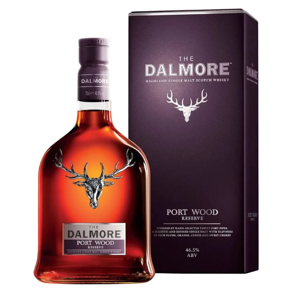 DALMORE Port Wood whisky + díszdoboz (0,7l - 46,5%) - Ital Rendelés - Ital Házhozszállítás - Ital Park