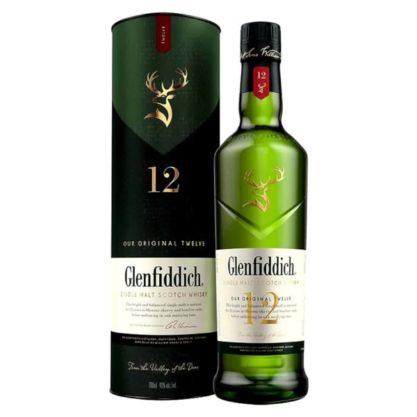 GLENFIDDICH 12 Years whisky + dd (0,7l - 40%) - Ital Rendelés - Ital Házhozszállítás - Ital Park