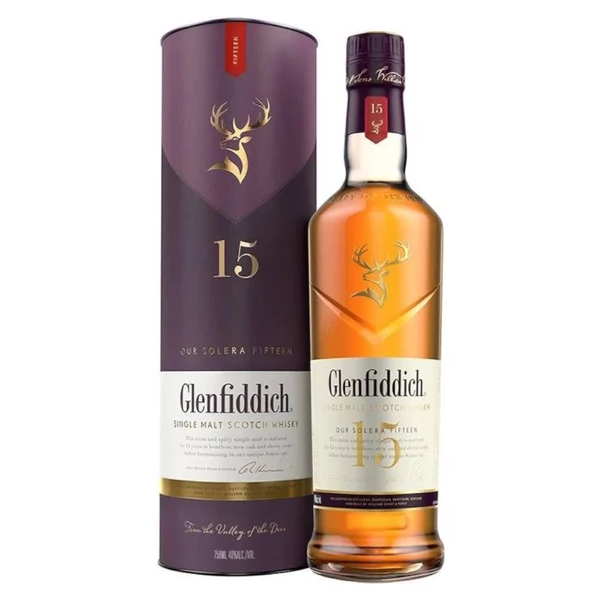 GLENFIDDICH 15 Years whisky + dd (0,7l - 40%) - Ital Rendelés - Ital Házhozszállítás - Ital Park