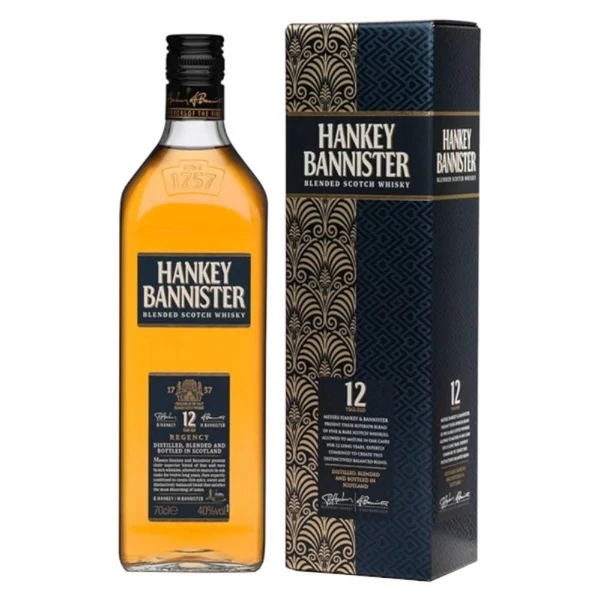 HANKEY Bannister 12 Years PDD whisky (0,7l - 40%) - Ital Rendelés - Ital Házhozszállítás - Ital Park