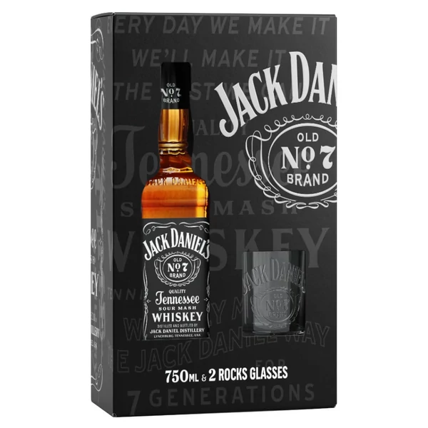 JACK DANIEL'S whisky + dd, pohár (0,7l - 40%) - Ital Rendelés - Ital Házhozszállítás - Ital Park