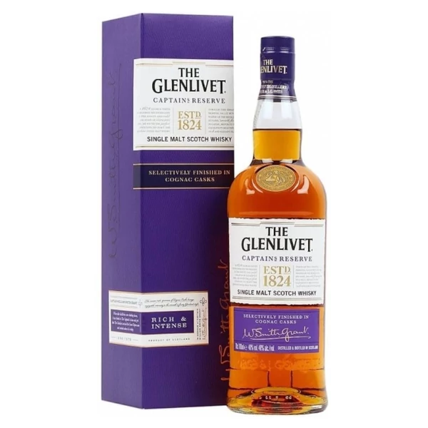 THE GLENLIVET Captain&#039;s Reserve whisky PDD (0,7l - 40%) - Ital Rendelés - Ital Házhozszállítás - Ital Park