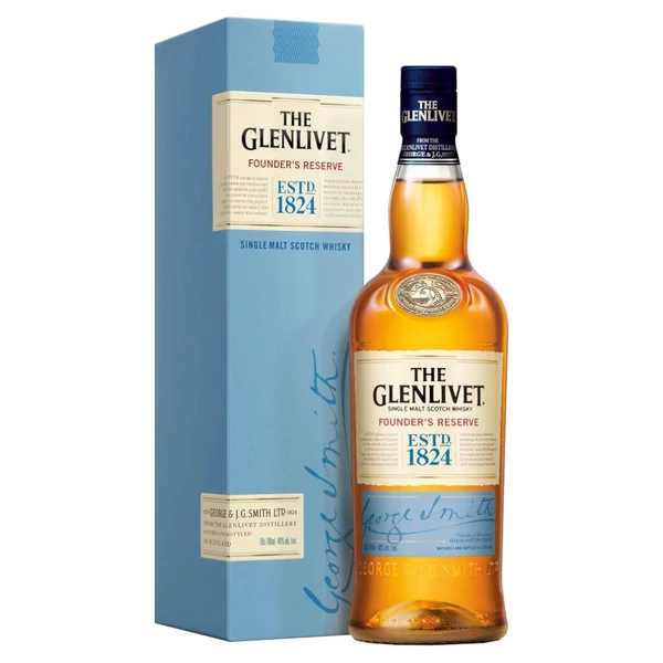 THE GLENLIVET Founder's Reserve whisky PDD (0,7l - 40%) - Ital Rendelés - Ital Házhozszállítás - Ital Park