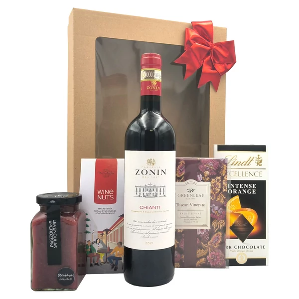 „Dono Chianti„ bor ajándékcsomag rendelés - ajándék házhozszállítás