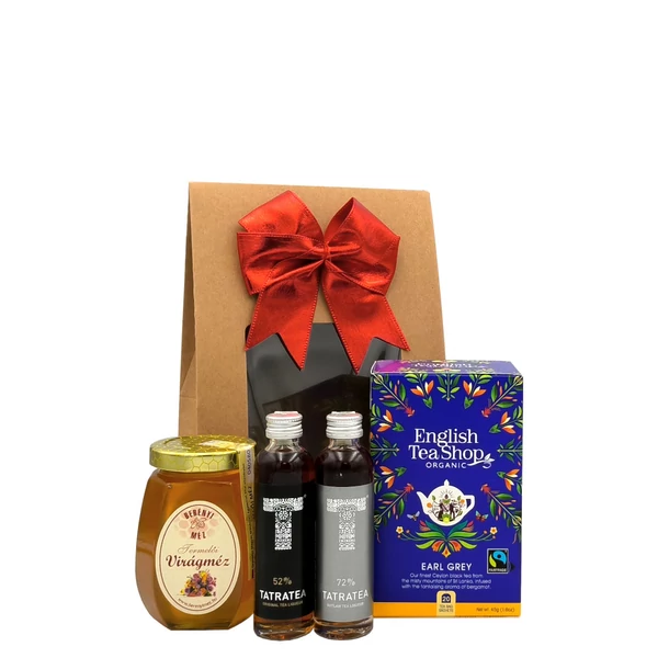 „Tea & Bee - Classic„ tealikőr ajándékcsomag rendelés - ajándék házhozszállítás