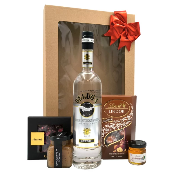 „Beluga Signature„ vodka ajándékcsomag rendelés - ajándék házhozszállítás