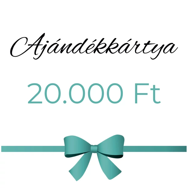 AJÁNDÉKKÁRTYA 20.000 Ft