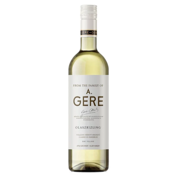 GERE ATTILA Olaszrizling 2025 (0,75l) - Száraz fehérbor - Ital Rendelés - Ital Házhozszállítás - Borkereskedés