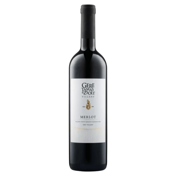 GERE TAMÁS & ZSOLT Merlot bor 2023 (0,75l) - Száraz vörösbor - Ital Rendelés - Ital Házhozszállítás - Borkereskedés