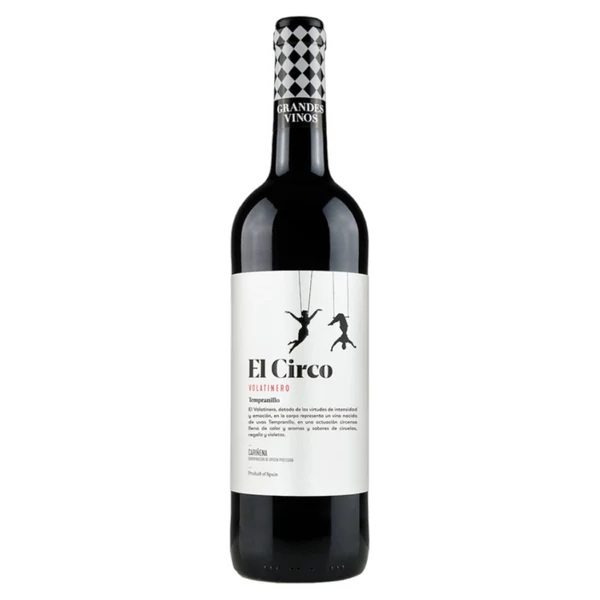 GRANDES VINOS El Circo Tempranillo 2021 (0,75l) - Száraz vörösbor - Ital Rendelés - Ital Házhozszállítás - Borkereskedés
