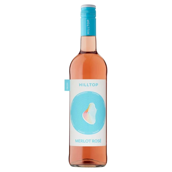 HILLTOP Merlot Rosé 2024 (0,75l) - Száraz rosébor - Ital Rendelés - Ital Házhozszállítás - Borkereskedés