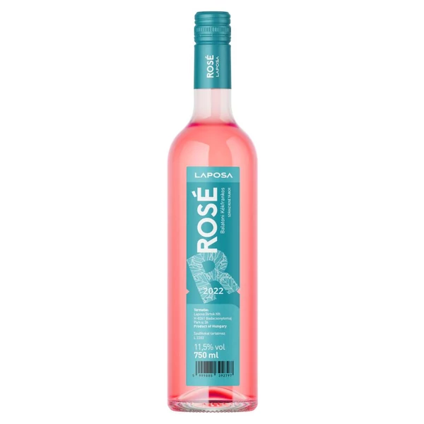 LAPOSA Rosé 2025 (0,75l) - Száraz rosébor - Ital Rendelés - Ital Házhozszállítás - Borkereskedés