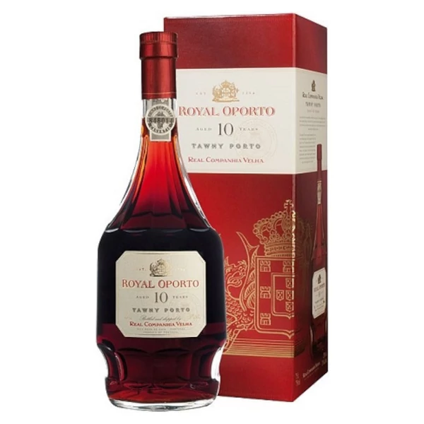 ROYAL OPORTO Aged 10 Years Tawny + díszdoboz (0,75l) - Édes vörösbor - Ital Rendelés - Ital Házhozszállítás - Borkereskedés