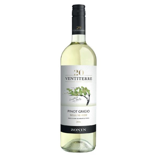 ZONIN Ventiterre Pinot Grigio 2025 (0,75l) - Száraz fehérbor - Ital Rendelés - Ital Házhozszállítás - Borkereskedés