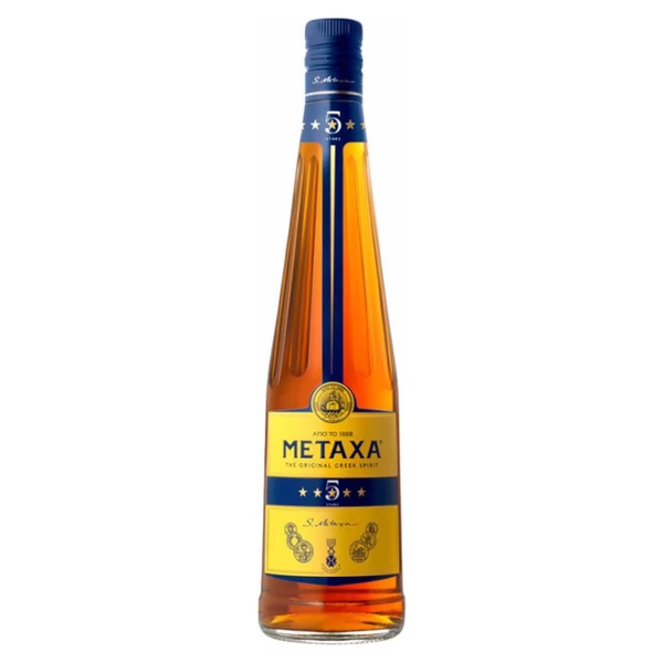METAXA 5* brandy (1,0l - 38%) - Ital Rendelés - Ital Házhozszállítás - Ital Park