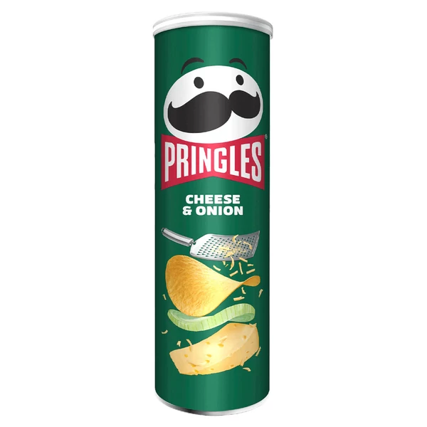 PRINGLES Cheese & Onion chips (165g) - Chips Rendelés - Chips Házhozszállítás - Ital Park