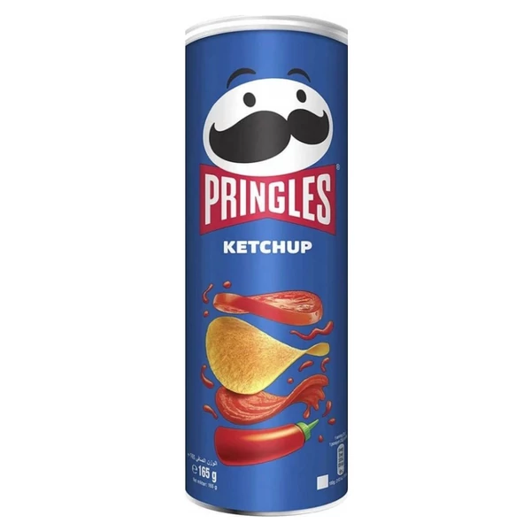 PRINGLES Ketchup chips (165g) - Chips Rendelés - Chips Házhozszállítás - Ital Park