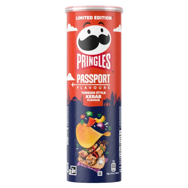 PRINGLES Passport Turkish Style Kebab chips (165g) - chips rendelés - Chips Rendelés - Chips Házhozszállítás - Ital Park