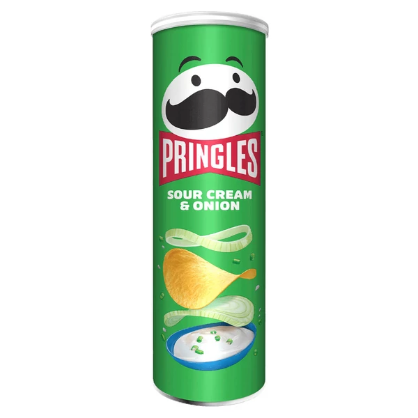 PRINGLES Sour Cream & Onion chips (165g) - Chips Rendelés - Chips Házhozszállítás - Ital Park