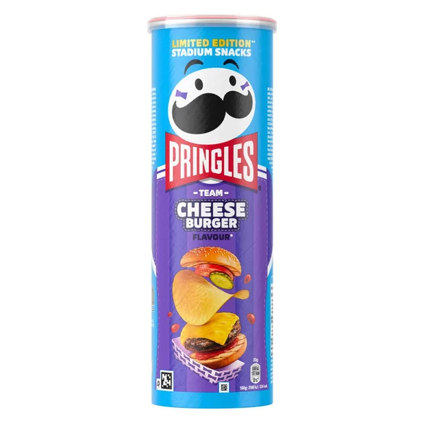 Pringles Stadium Cheese Burger chips (165g) - Chips Rendelés - Chips Házhozszállítás - Ital Park