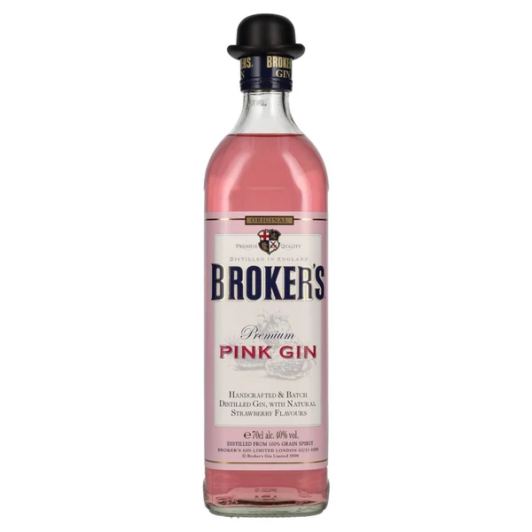 BROKERS Pink gin (0,7l - 40%) - Ital Rendelés - Ital Házhozszállítás - Ital Park