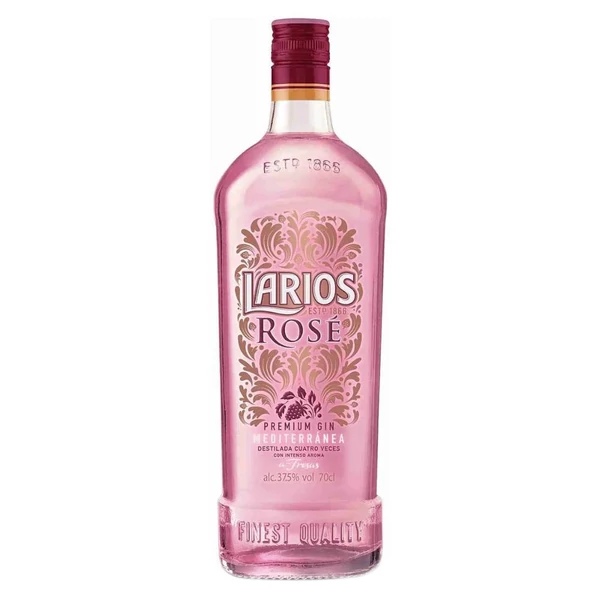 LARIOS Rosé gin (0,7 l - 37,5%) - Ital Rendelés - Ital Házhozszállítás - Ital Park