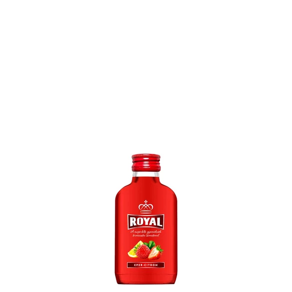 ROYAL VODKA Eper-Citrom vodkalikőr (0,09l - 28%) - Ital Rendelés - Ital Házhozszállítás - Ital Park