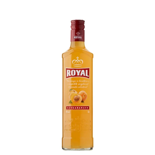 ROYAL VODKA Sárgabarack likőr (0,5l - 26%) - Ital Rendelés - Ital Házhozszállítás - Ital Park
