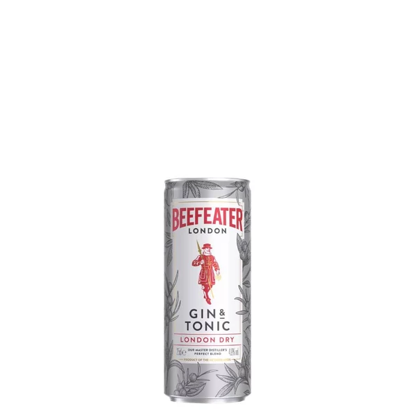 BEEFEATER London Dry gin + Tonic long drink (0,25 l - 4,9%) - Ital Rendelés - Ital Házhozszállítás - Ital Park