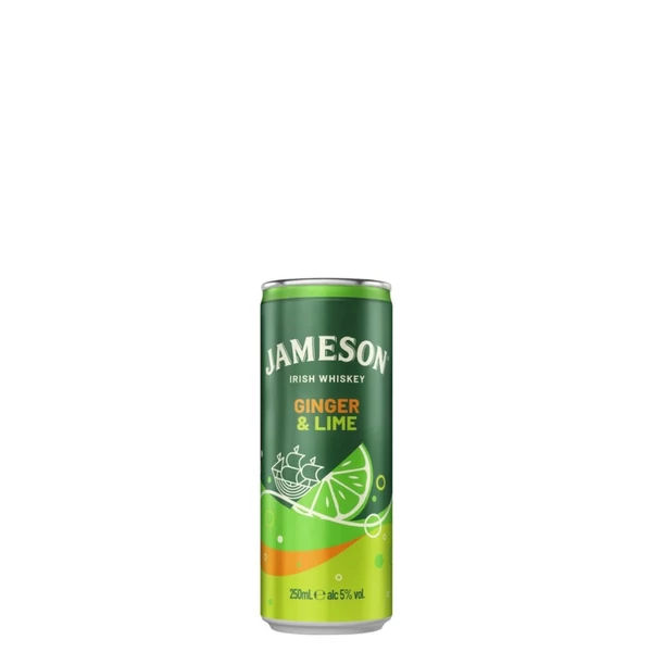JAMESON Ginger &amp; Lime (0,25l - 5%) - Ital Rendelés - Ital Házhozszállítás - Ital Park