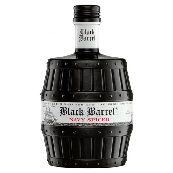 A.H. RIISE Black Barrel Navy Spiced rum (0,7l - 40%) - Ital Rendelés - Ital Házhozszállítás - Ital Park