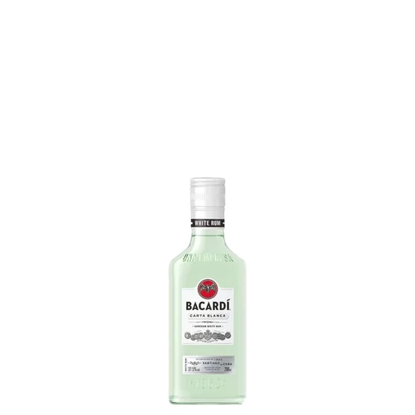 BACARDI Carta Blanca 0.2 l white rum (0,2l - 37,5%) - Ital Rendelés - Ital Házhozszállítás - Ital Park