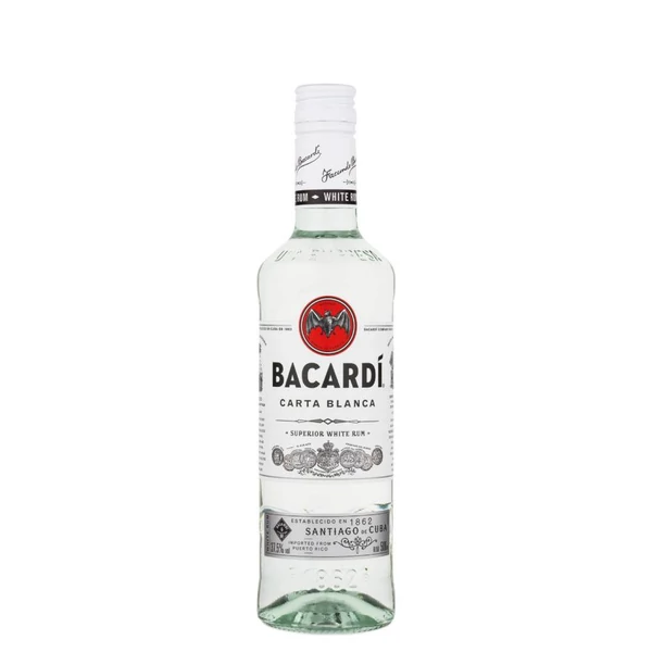 BACARDI Carta Blanca 0.5 l white rum (0,5l - 37,5%) - Ital Rendelés - Ital Házhozszállítás - Ital Park