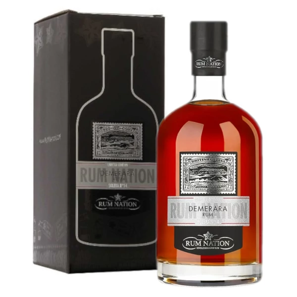 RUM NATION Demerara Solera No. 14 rum + dd (0,7l - 40%) - Ital Rendelés - Ital Házhozszállítás - Ital Park