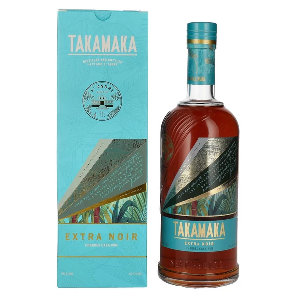 TAKAMAKA Extra Noir Charred Cask rum (0,7l - 43%) - Ital Rendelés - Ital Házhozszállítás - Ital Park