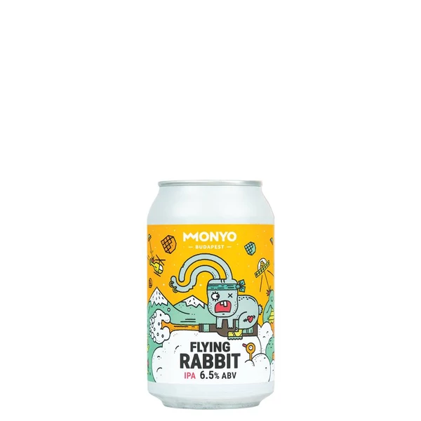 MONYO Flying Rabbit sör (0,33l -  6.5%) - Ital Rendelés - Ital Házhozszállítás - Ital Park