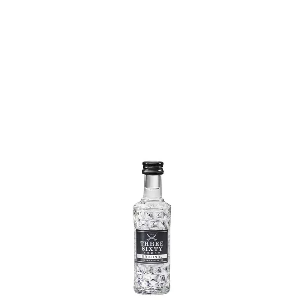 THREE SIXTY vodka (0,04l - 37,5%) - Ital Rendelés - Ital Házhozszállítás - Ital Park