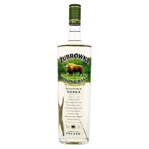 ZUBROWKA Bison Grass vodka (1,0l - 37,5%) - Ital Rendelés - Ital Házhozszállítás - Ital Park