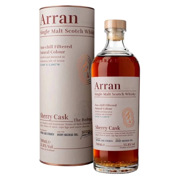 ARRAN Sherry Cask The Bodega whisky FDD (0,7l - 55,8%) - Ital Rendelés - Ital Házhozszállítás - Ital Park