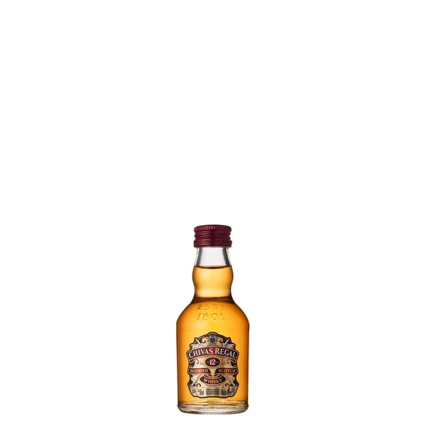 CHIVAS REGAL 12 Years whisky (0,05l - 40%) - Ital Rendelés - Ital Házhozszállítás - Ital Park