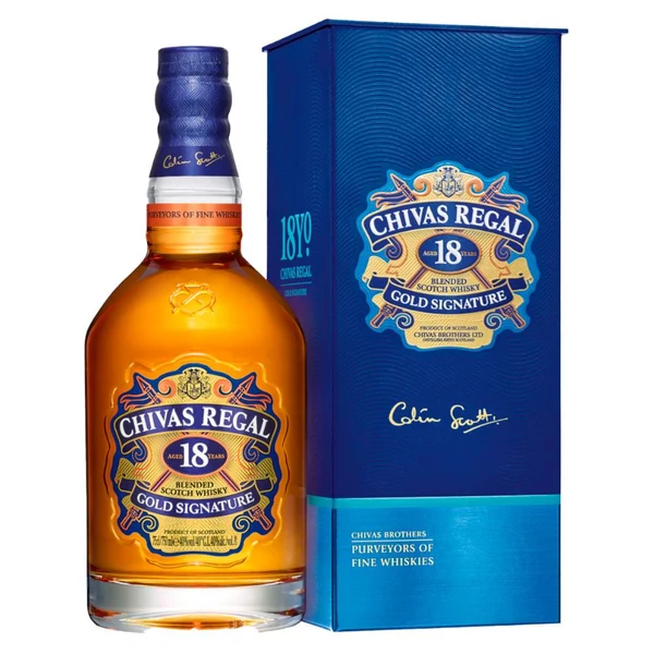 CHIVAS REGAL 18 éves whisky PDD (0,7l - 40%) - Ital Rendelés - Ital Házhozszállítás - Ital Park