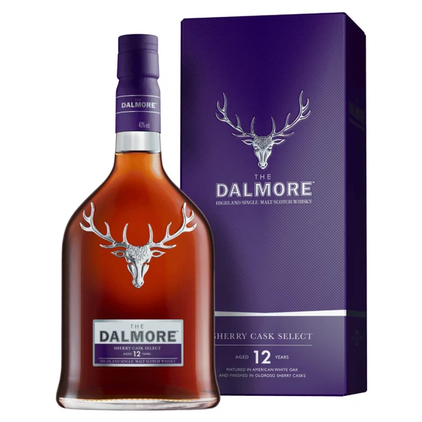 DALMORE Sherry Cask 12 Years whisky + díszdoboz (0,7l - 43%) - Ital Rendelés - Ital Házhozszállítás - Ital Park