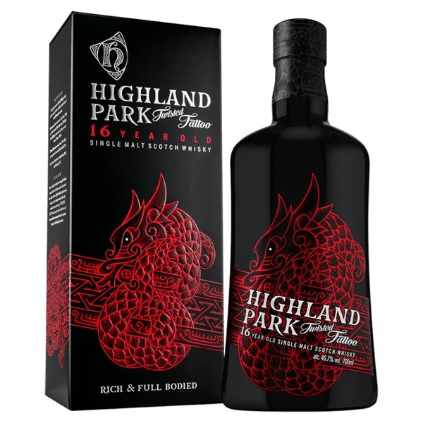 HIGHLAND PARK Twisted Tattoo whisky PDD (0,7l - 40%) - Ital Rendelés - Ital Házhozszállítás - Ital Park