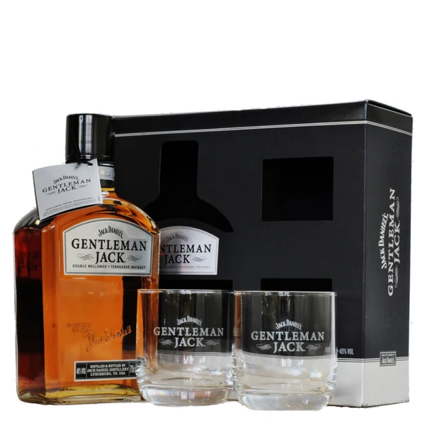 JACK DANIEL'S Gentleman Jack whisky + dd, pohár (0,7l - 40%) - Ital Rendelés - Ital Házhozszállítás - Ital Park