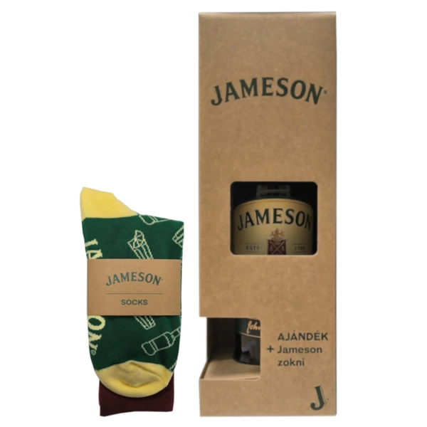 JAMESON whisky + dd, zokni (0,7l - 40%) - Ital Rendelés - Ital Házhozszállítás - Ital Park