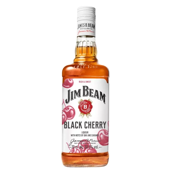 JIM BEAM Black Cherry whisky likőr (0,7l - 32,5%) - Ital Rendelés - Ital Házhozszállítás - Ital Park