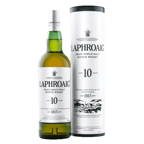 LAPHROAIG 10 Years whisky + díszdoboz (0,7l - 40%) - Ital Rendelés - Ital Házhozszállítás - Ital Park