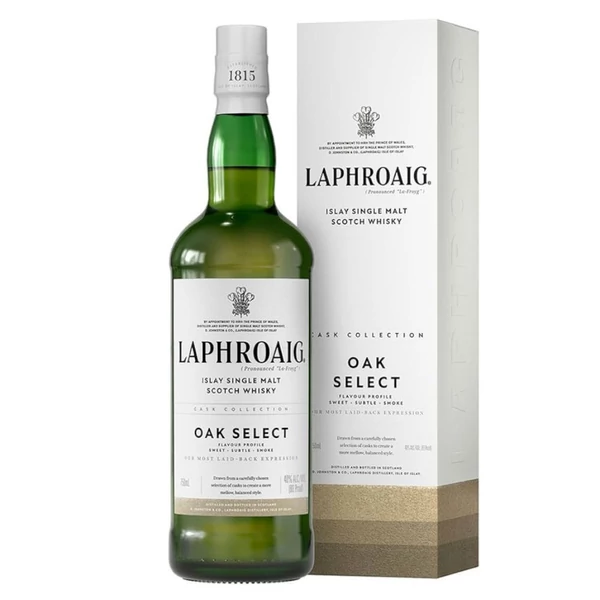 LAPHROAIG Oak Select whisky + dd (0,7l - 40%) - Ital Rendelés - Ital Házhozszállítás - Ital Park