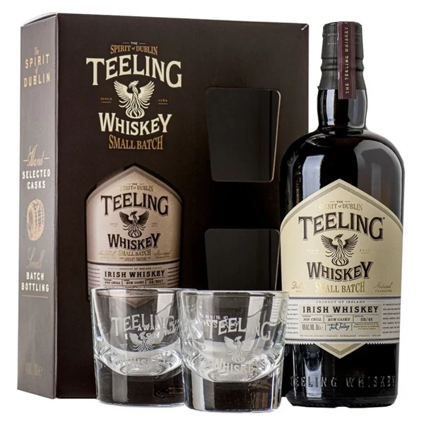 TEELING Small Batch whisky FDD + pohár (0,7l - 46%) - Ital Rendelés - Ital Házhozszállítás - Ital Park