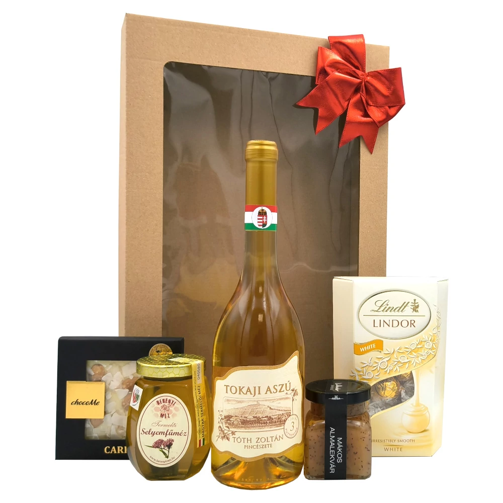 „Aszú & Sweets„ bor ajándékcsomag